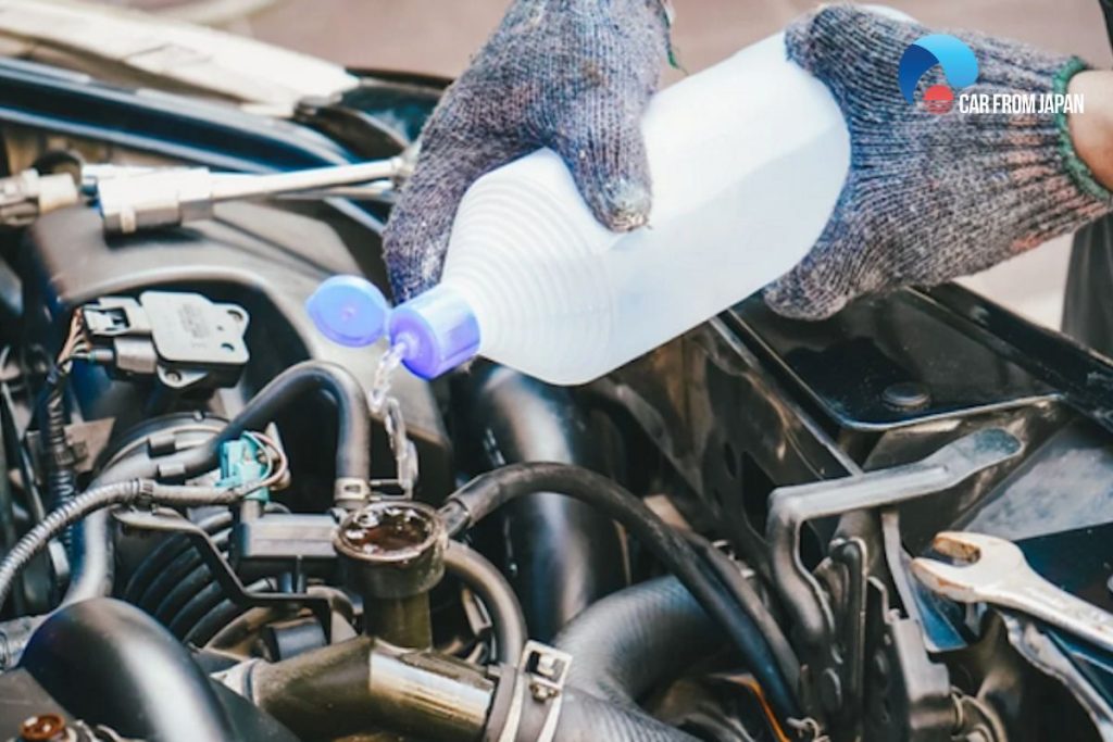 distilled water car radiator