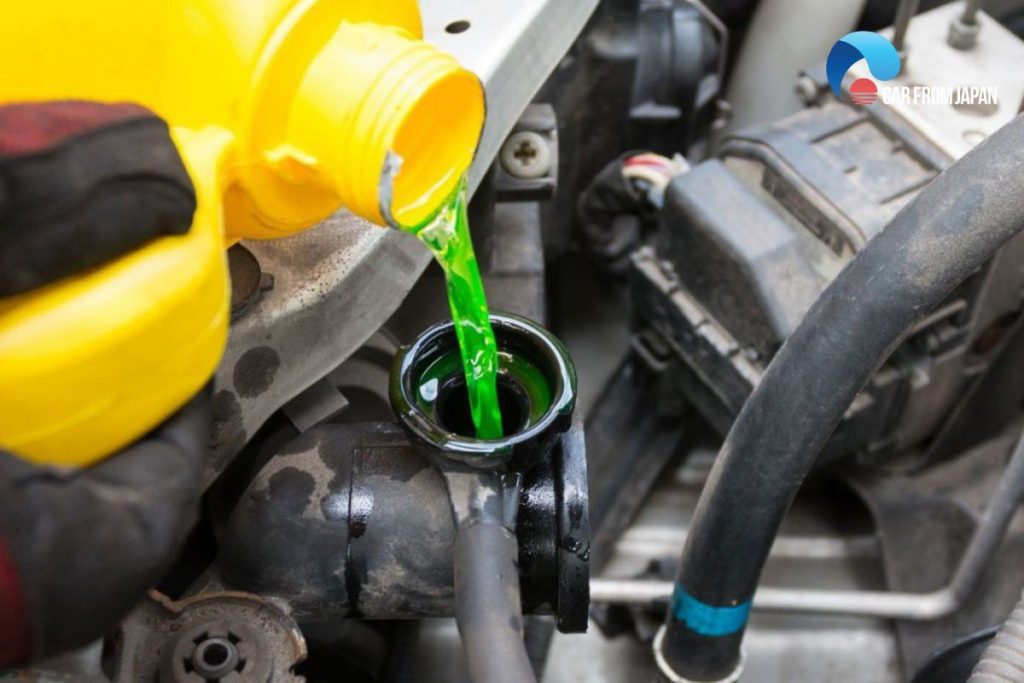 distilled water for coolant