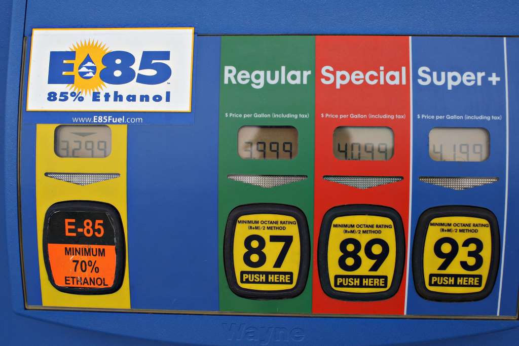 e85 gas octane rating