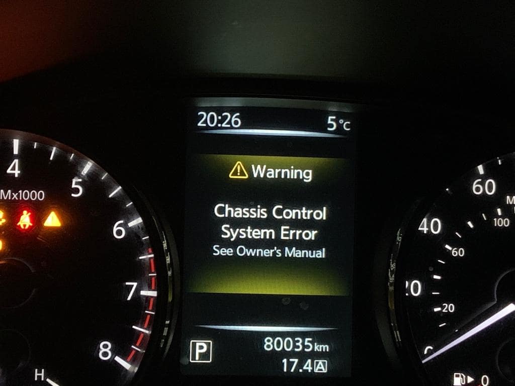 Why Do I Have A Chassis Control System Error?
