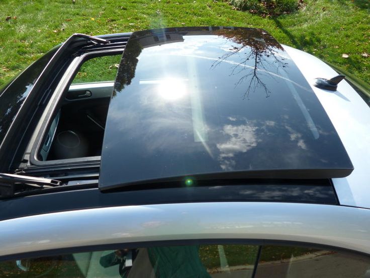 Sunroof drain cleaning! Because a water filled automobile isn't