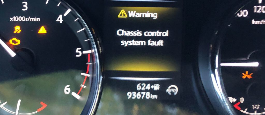 how to fix chassis control system fault