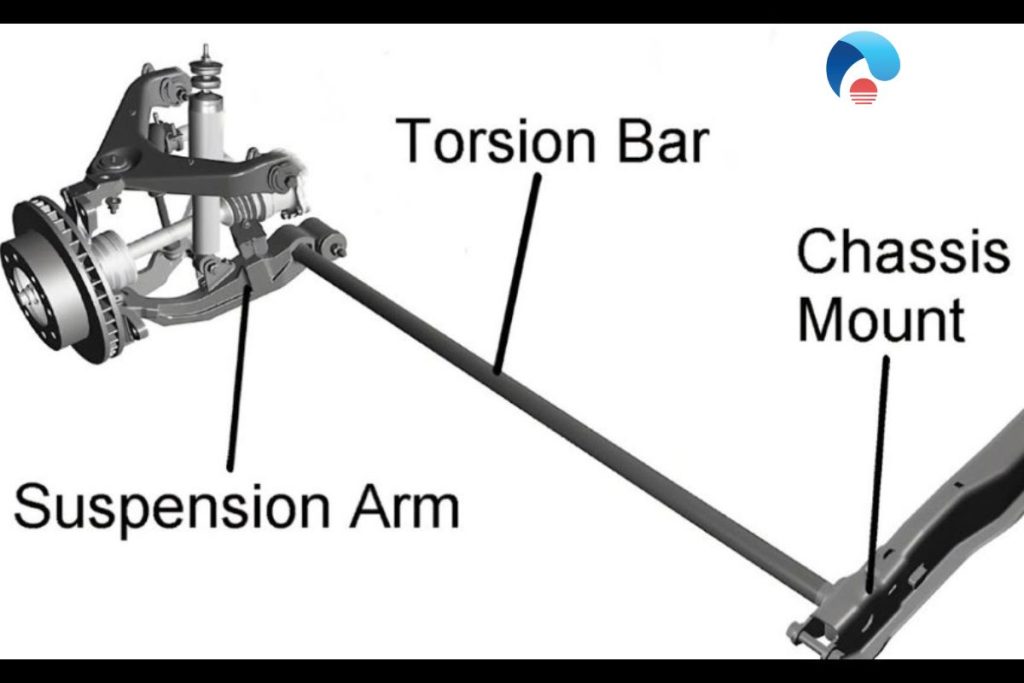 how does a torsion bar suspension work