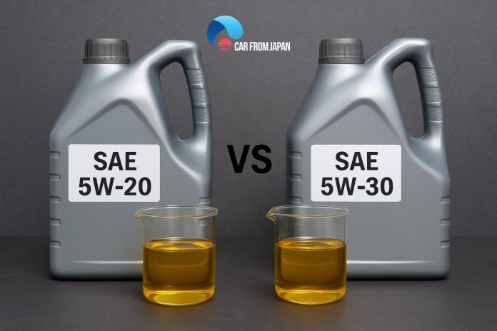 difference between 5W20 and 5W30