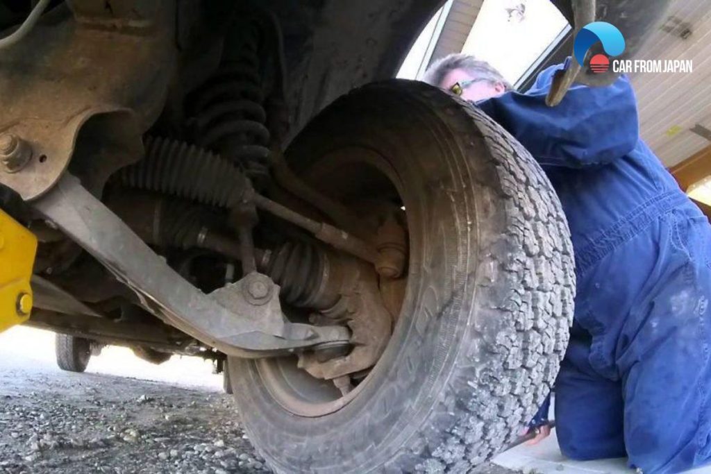 creaking sound when turning steering wheel