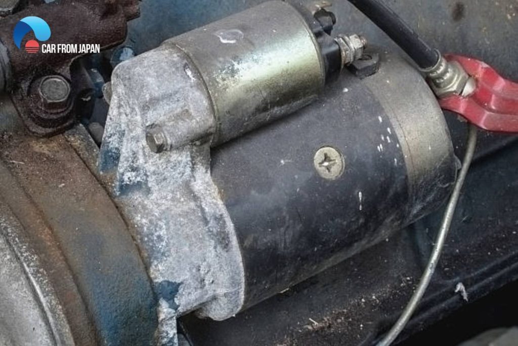 a clicking sound when starting car
