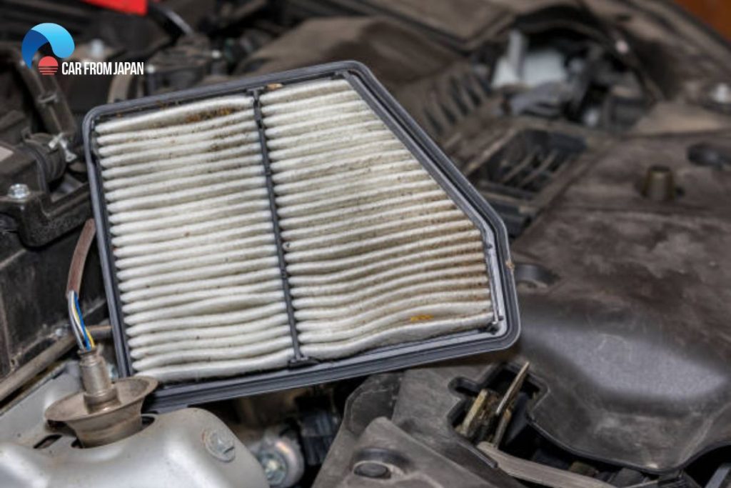 damaged air filter