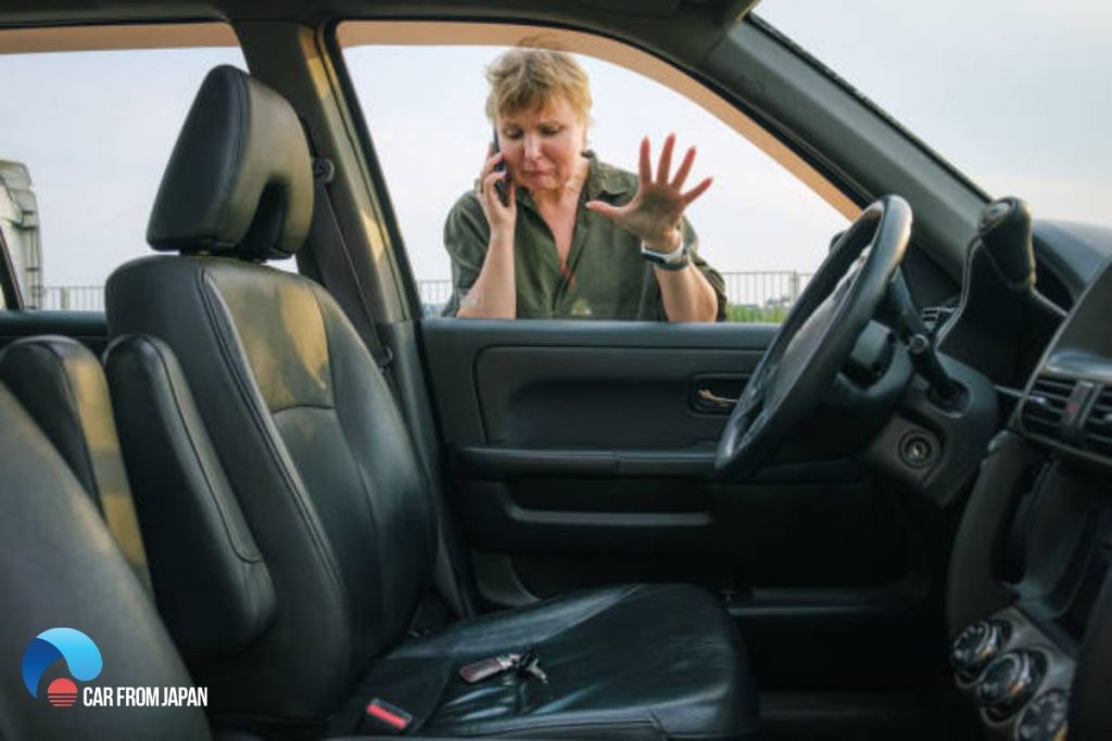 how to unlock a car with keys inside