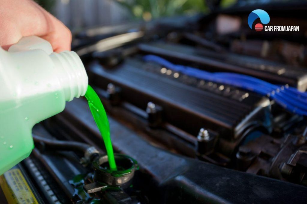 overfill coolant tank