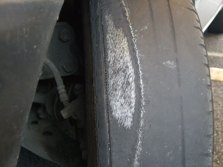 Wearing tires should be checked regularly