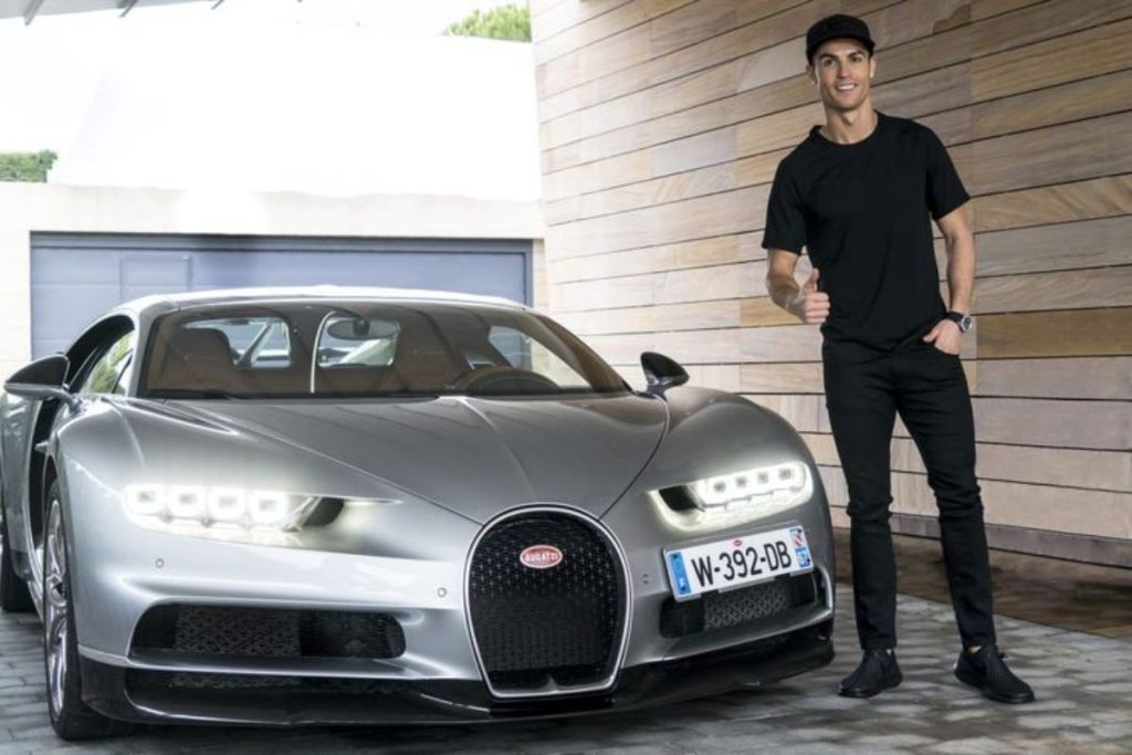 cristiano ronaldo bugatti