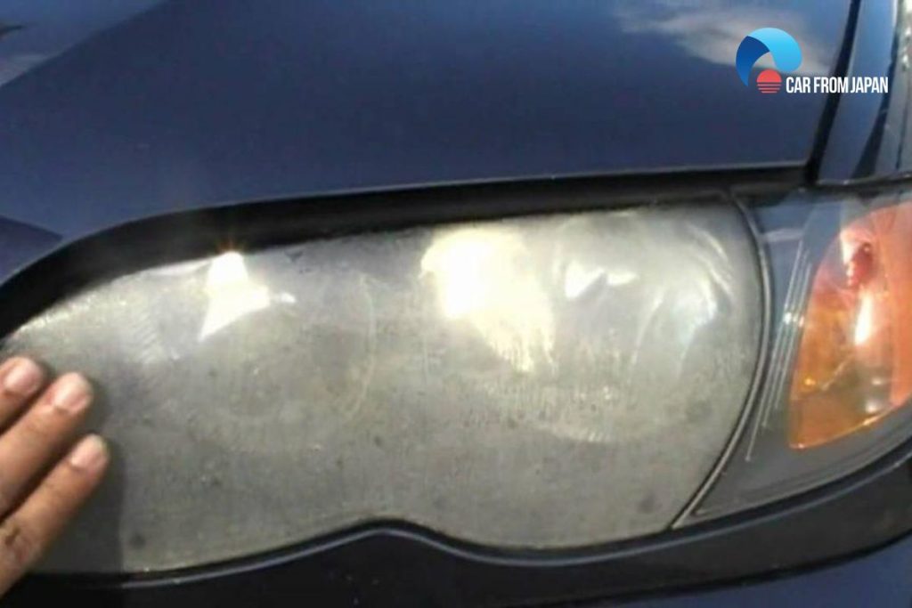 how to clean headlight from inside
