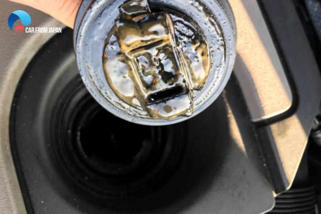 Damaged oil gasket