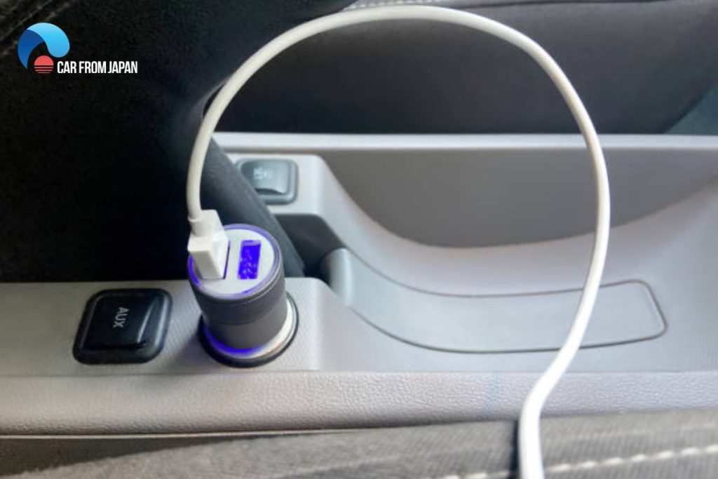 cars that charge phones while off