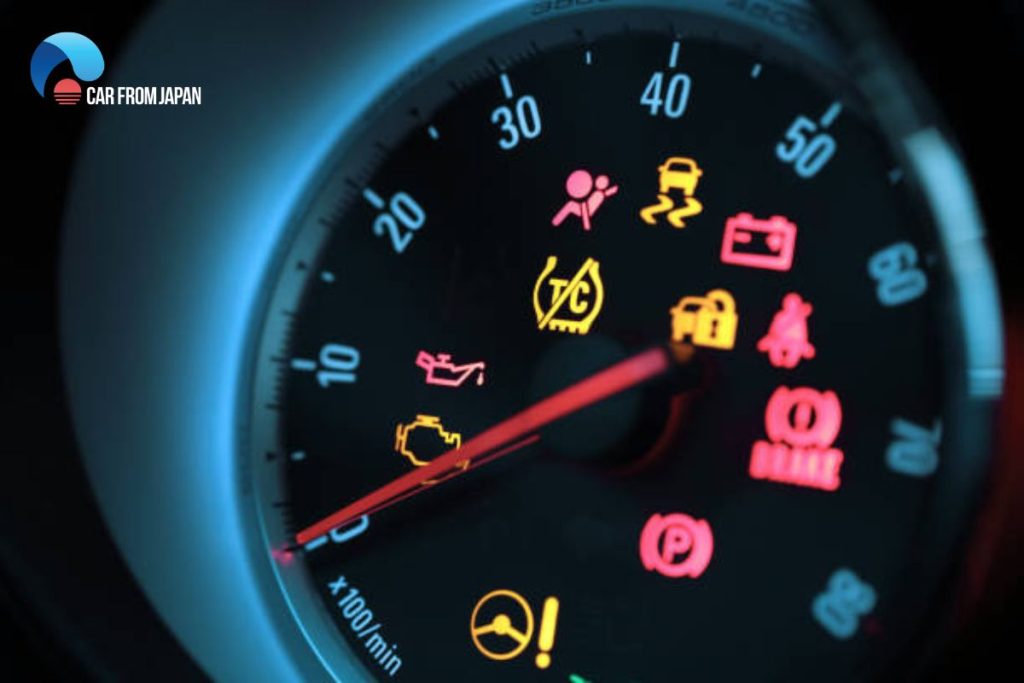 prius battery warning light