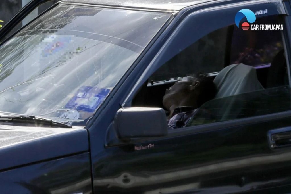 sleep in a car