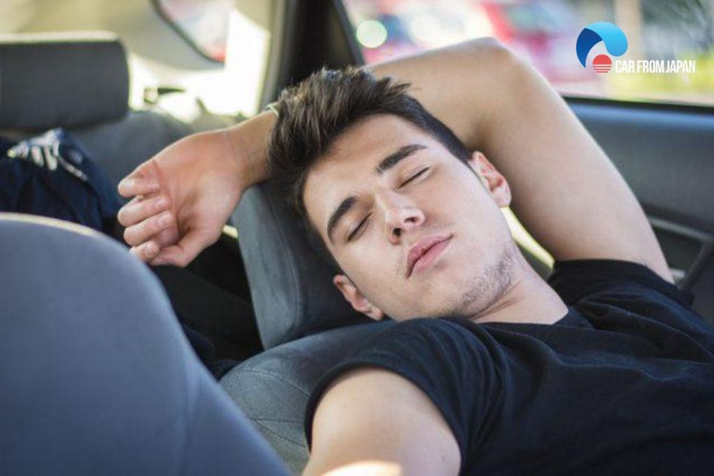sleeping in the car with engine on
