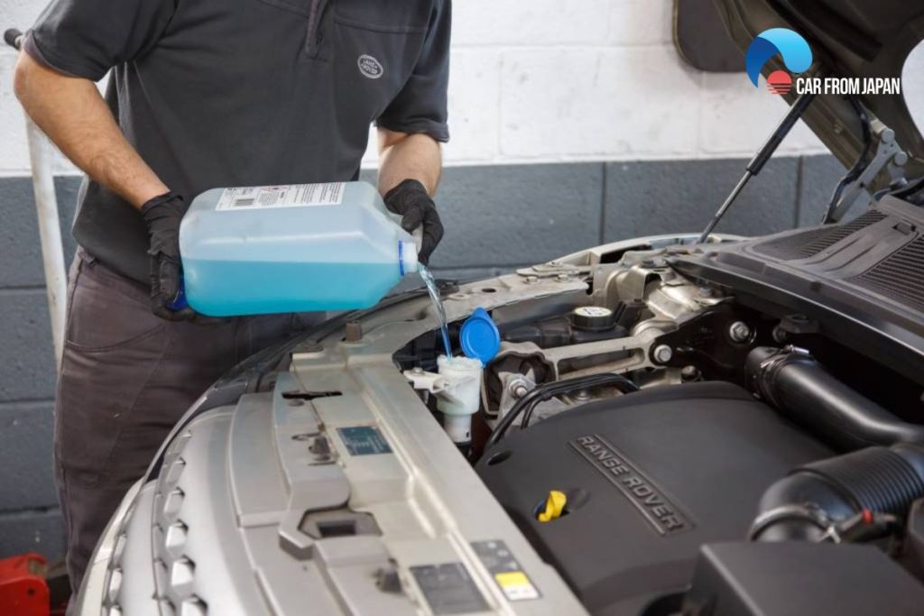 can i put water in coolant tank