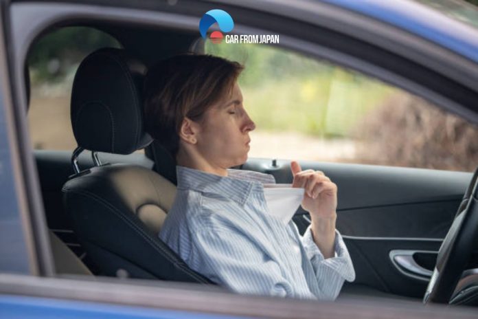 back sweat while driving