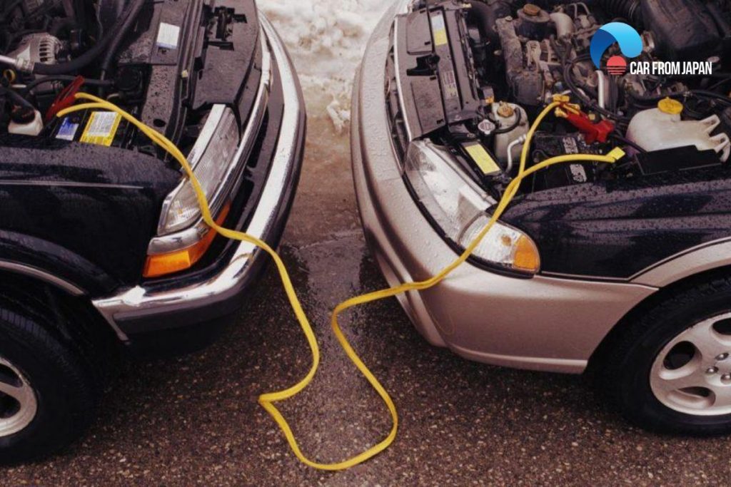 spark when jump starting a car