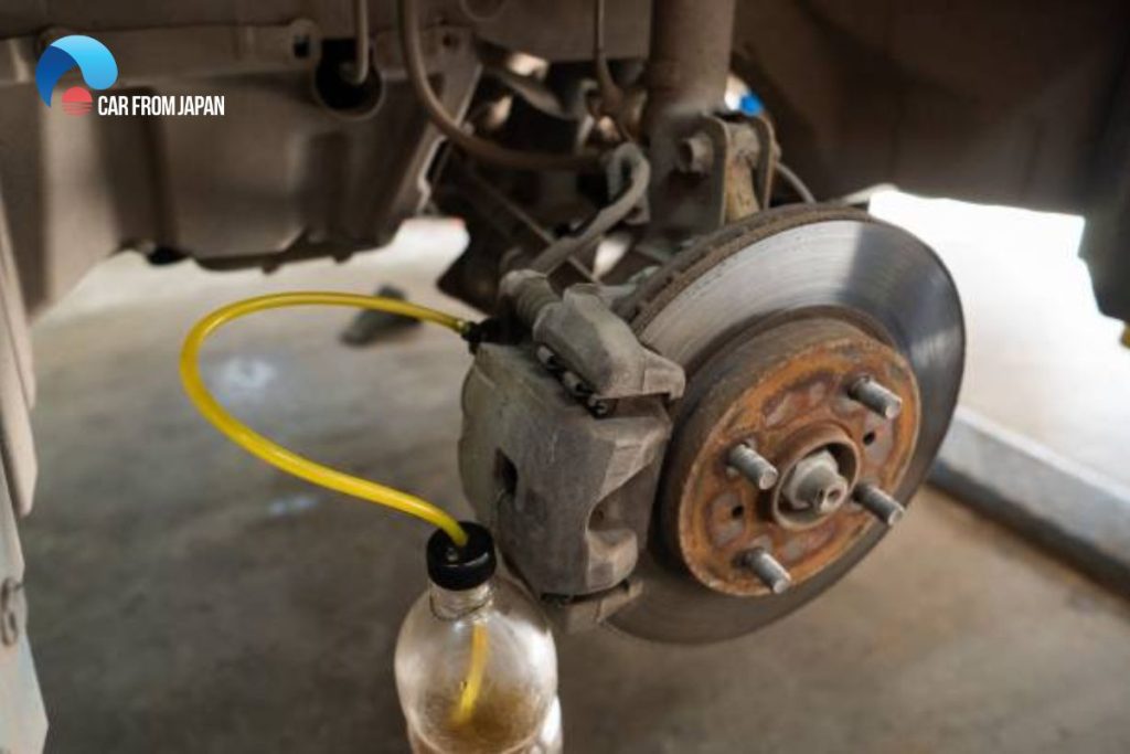 Bleeding car brakes