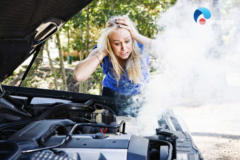 car overheating and going back to normal