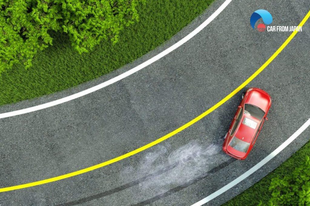 pull the parking brake while driving at high speed