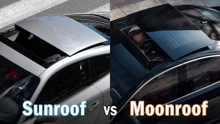Moonroof vs Sunroof
