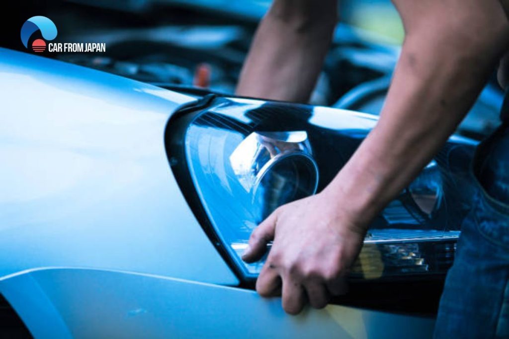 repair car headlight