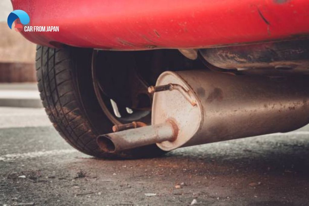 car exhaust pipe