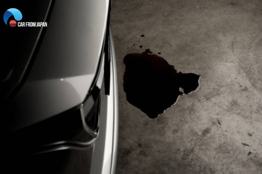 car oil leak