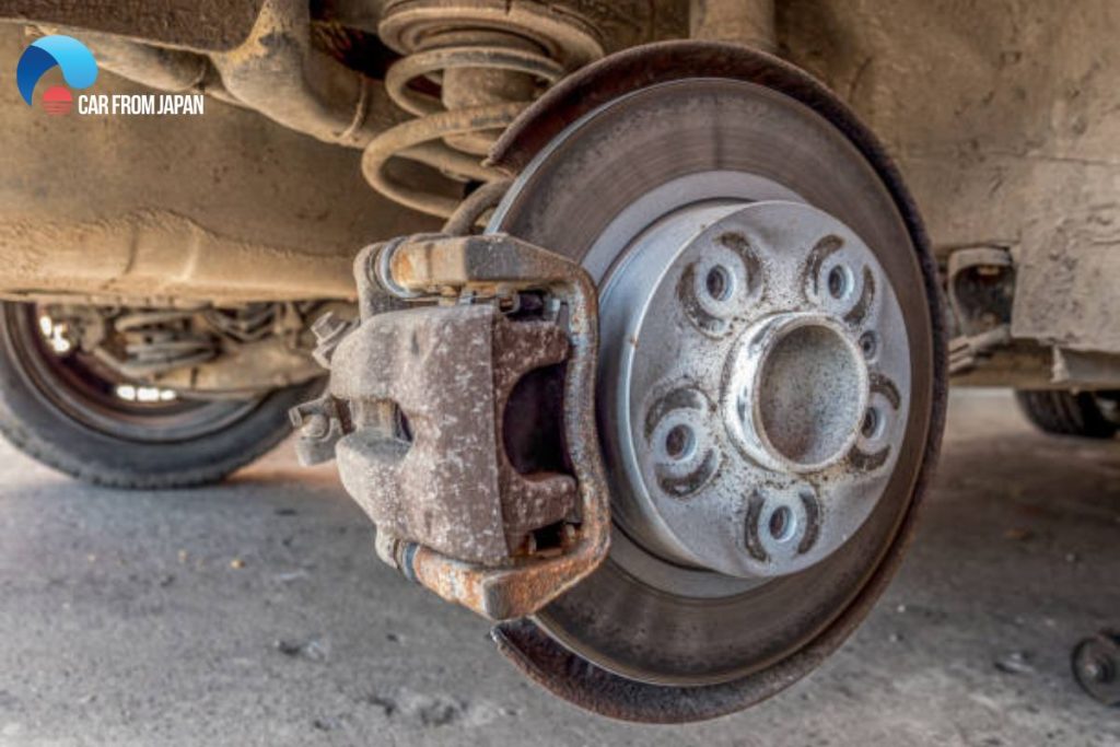 front and rear brake pads and discs