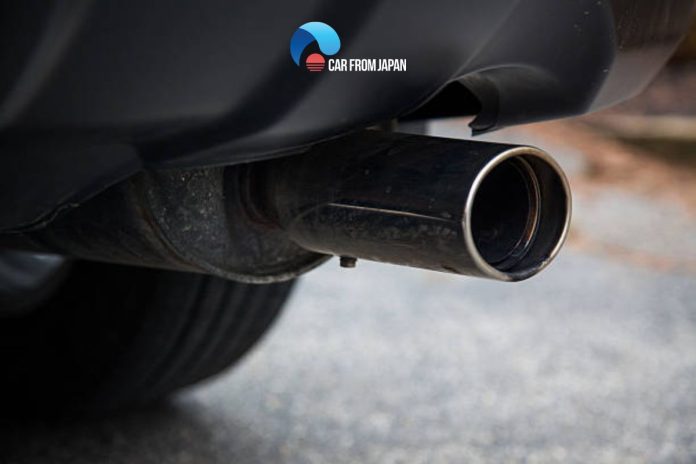 potato is stuffed in a car exhaust pipe