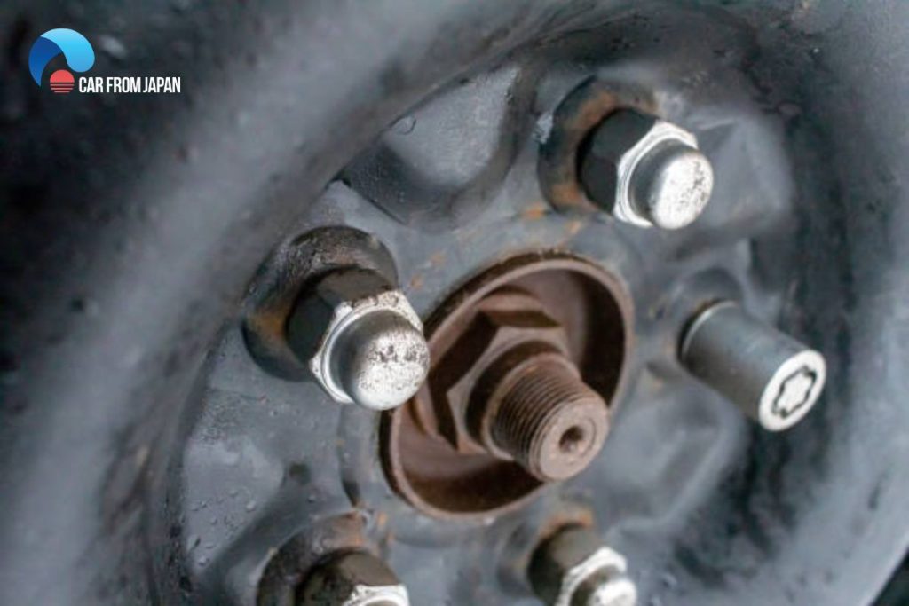 front axle nuts