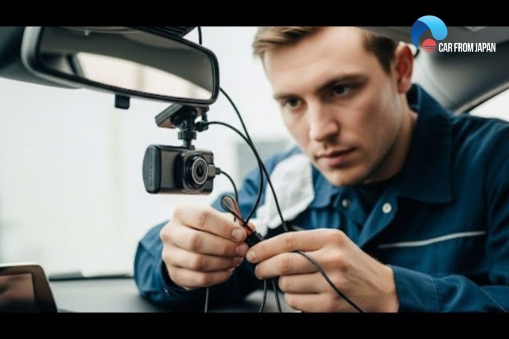 how to install dash cam front and rear